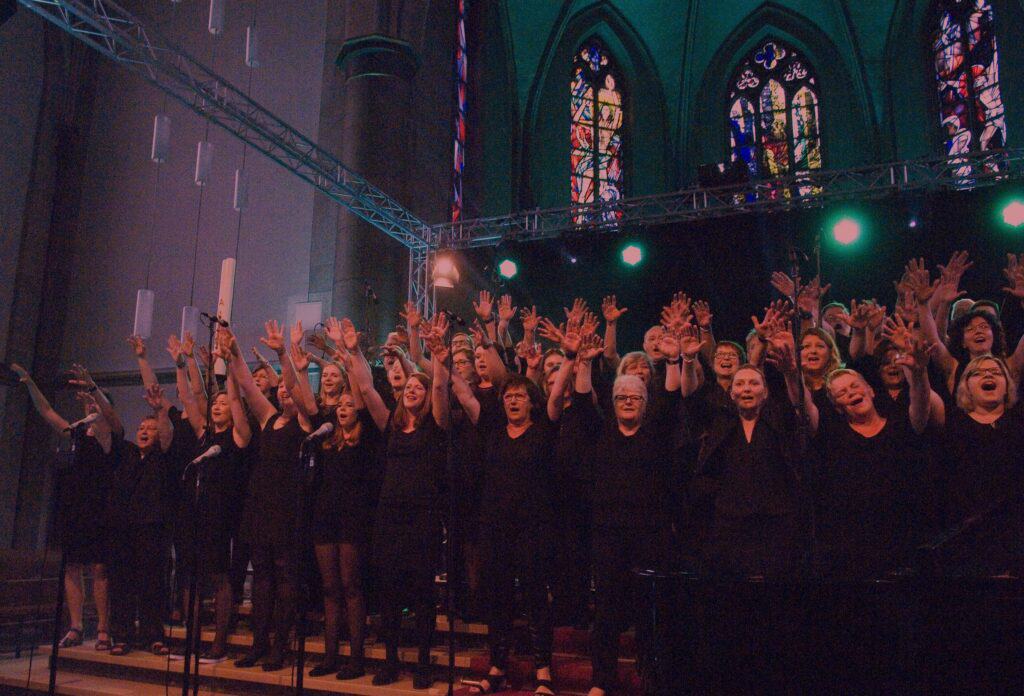 Impression vom Gospelchor S(w)ing&Praise 1